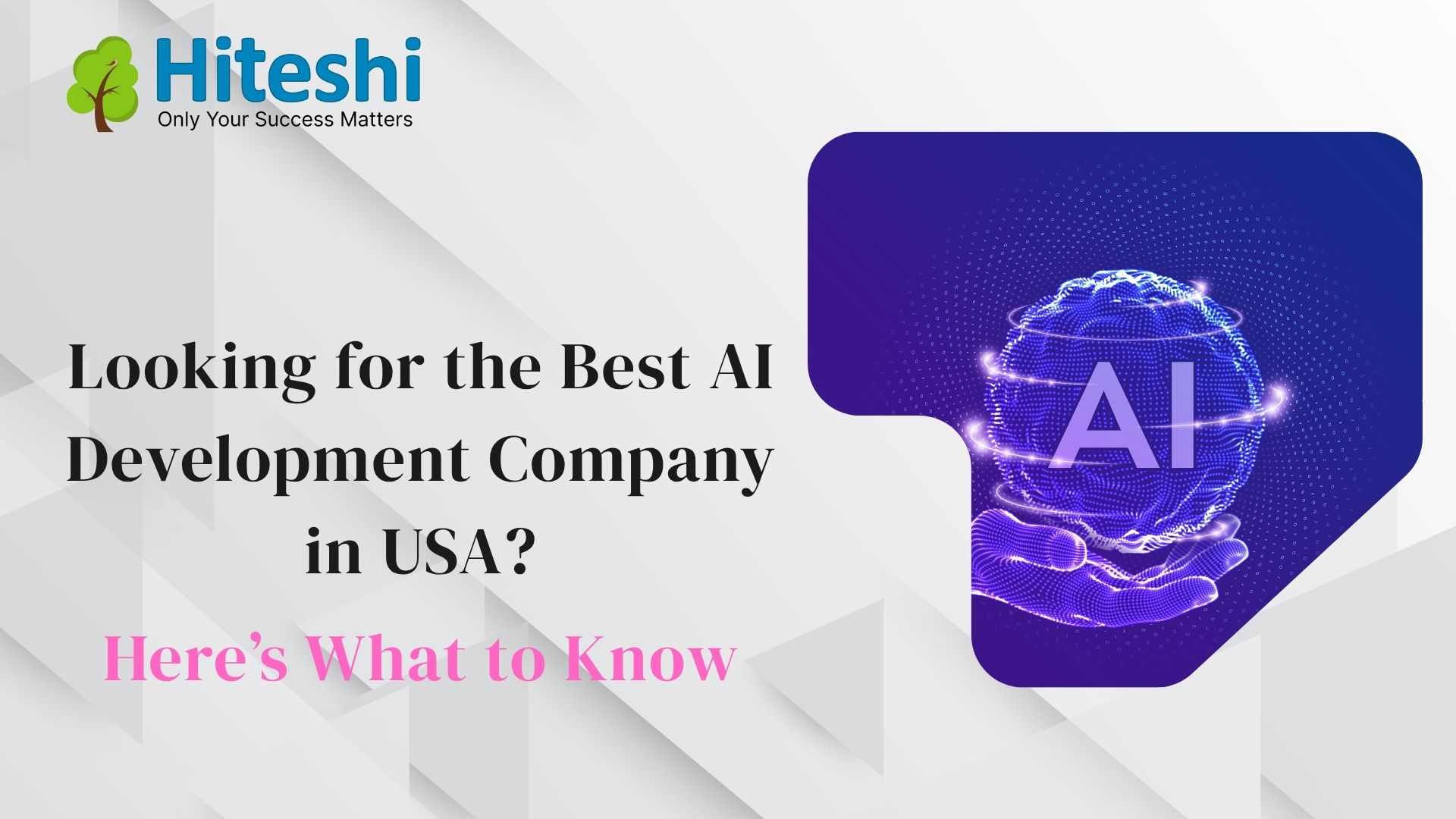 Best AI Development Company in USA