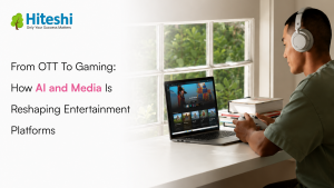 AI-powered OTT and gaming entertainment platform interface