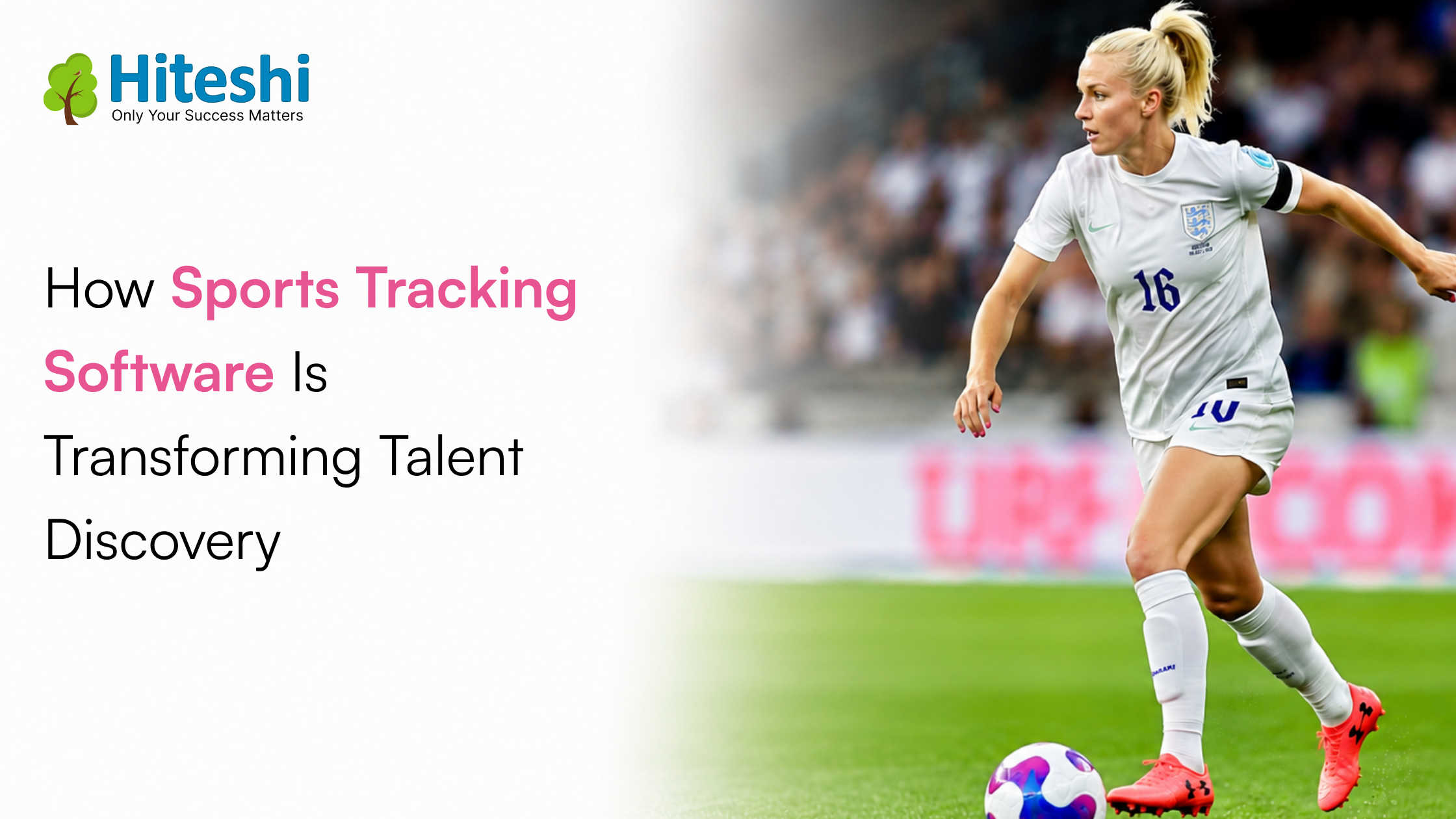 Sports tracking software dashboard displaying athlete analytics, performance data, and recruitment insights
