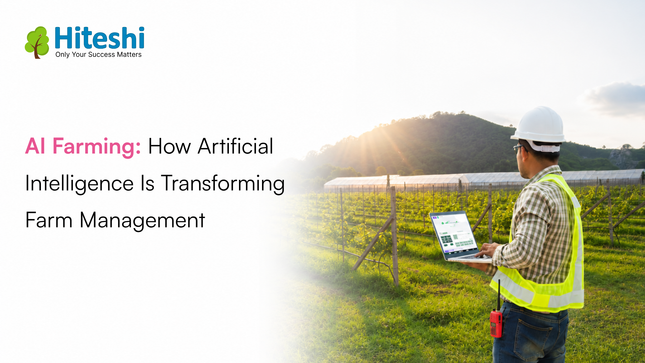 AI farming dashboard providing visibility into workforce, inventory, and farm management activities.